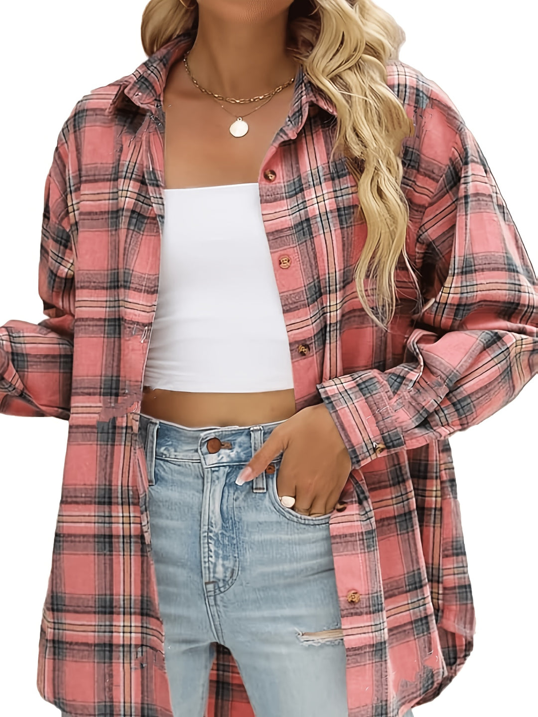 Harper | Relaxed Checked Shirt
