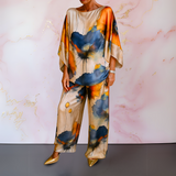 Harlow | Elegant Satin Two Piece Set