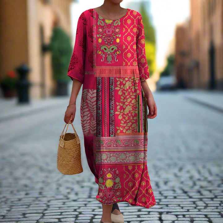 Natalia | Relaxed Boho Maxi Dress