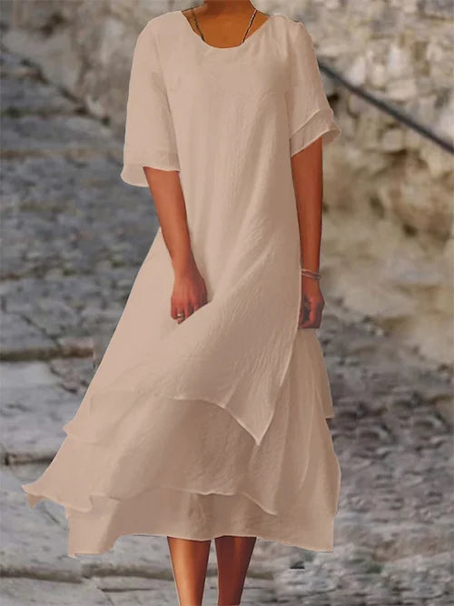 Senna | Elegant Double Layer Dress