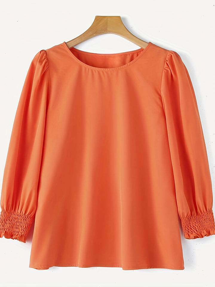 Maren | Refined Puff-Sleeve Blouse
