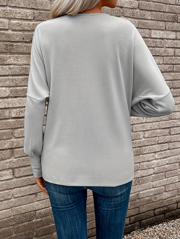 Penelope | Relaxed Everyday Long Sleeve Top