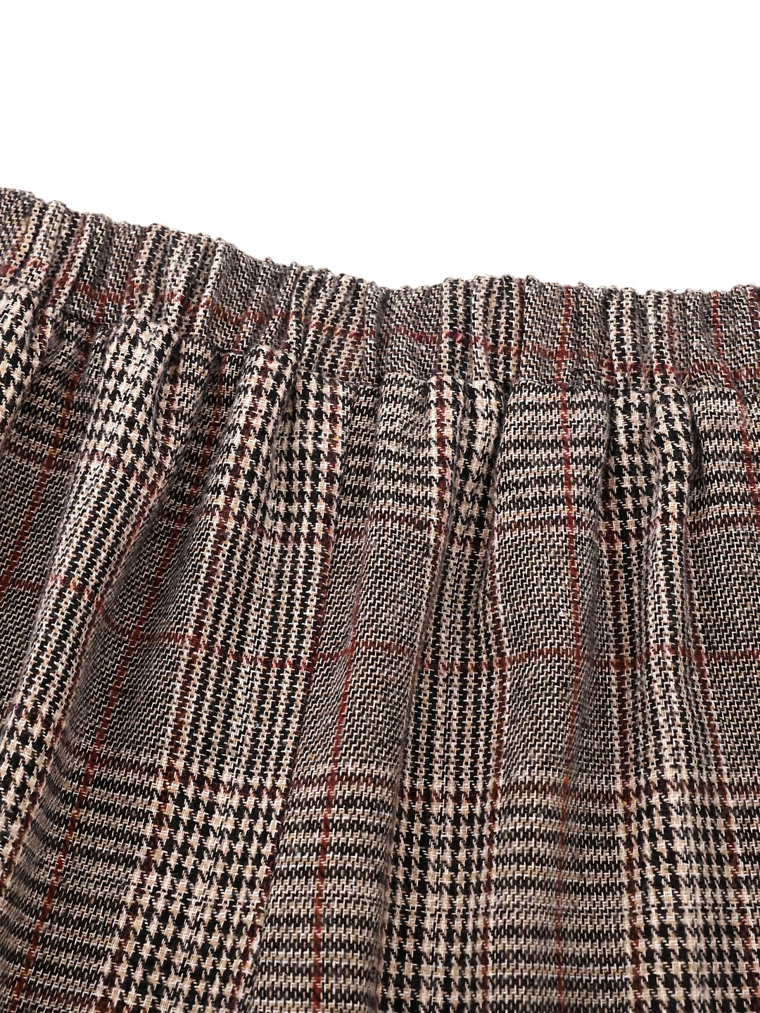 Brooke | Refined Wide-Leg Plaid Trousers