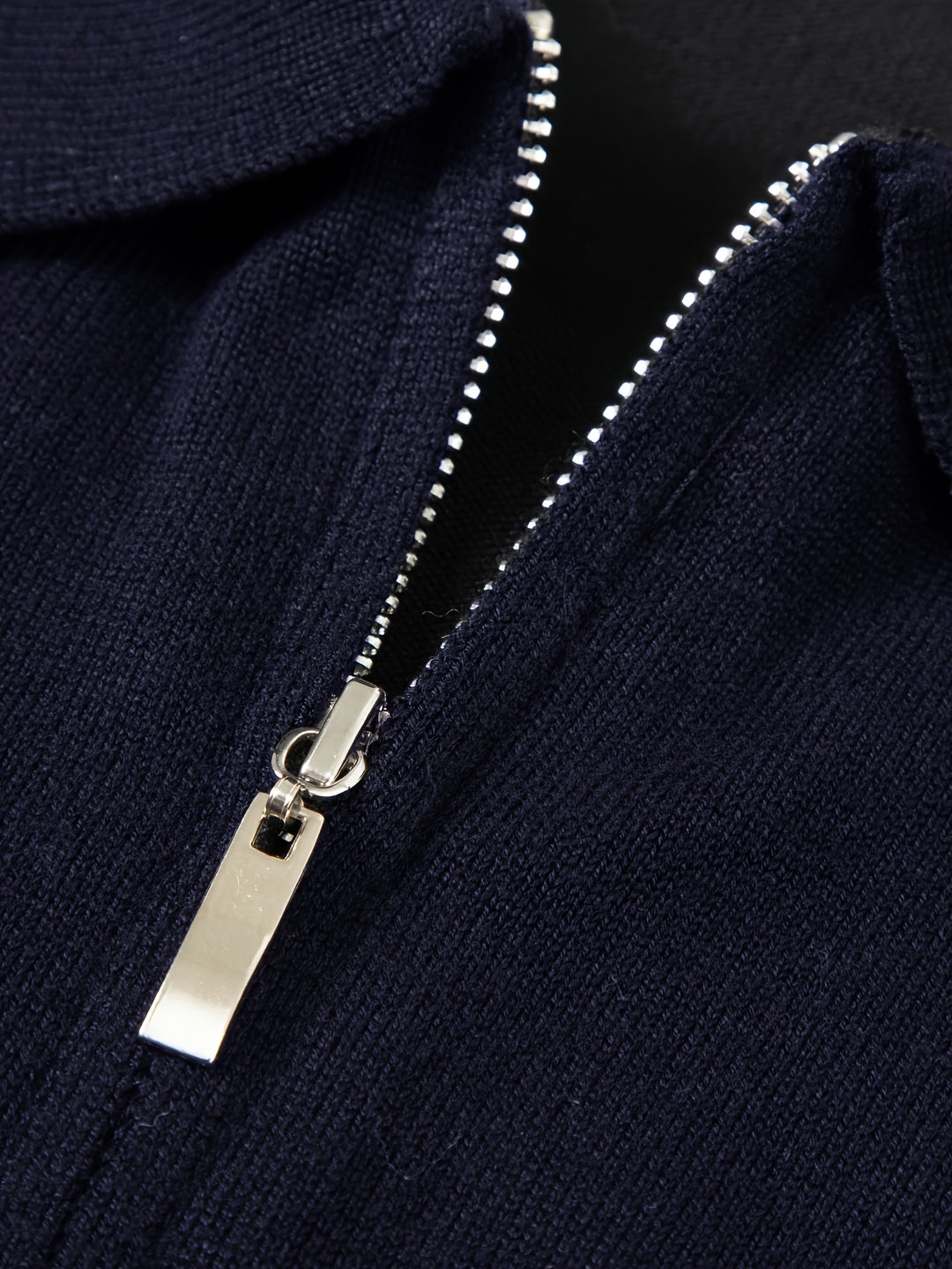 Ford | Refined Zip-Collar Polo Sweater