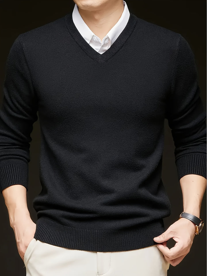 Alexander | Refined V-Neck Sweater