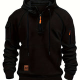 Brennan | Rugged Quarter-Zip Hoodie