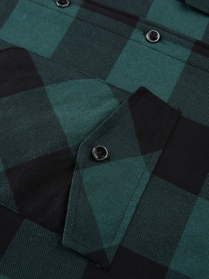 Clayton | Hooded Plaid Overshirt