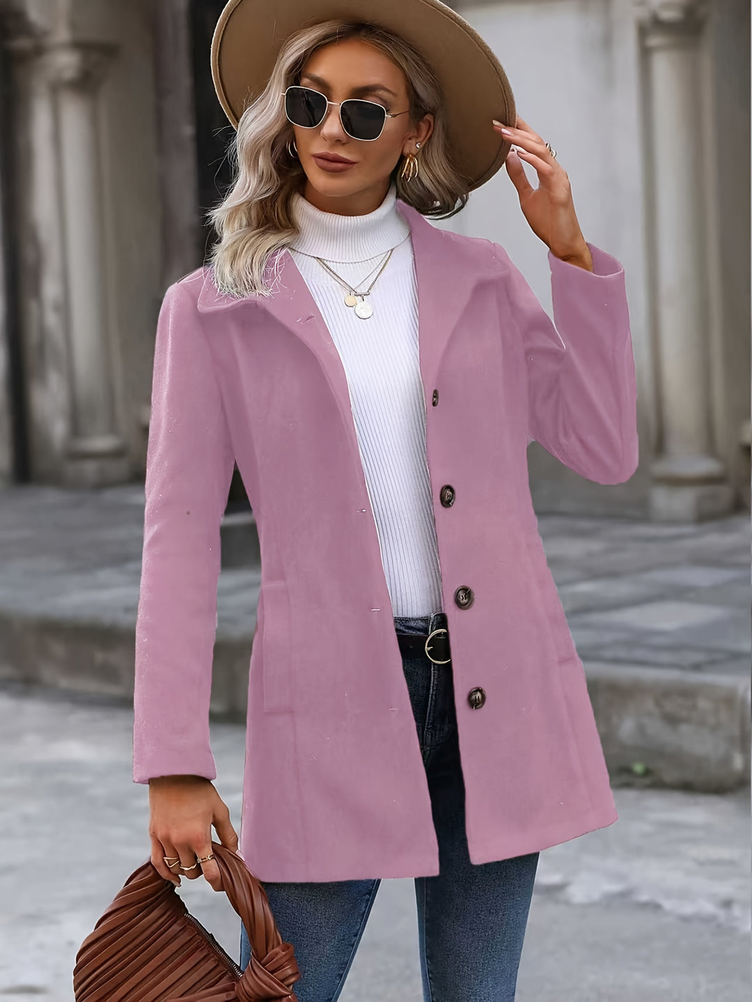 Vivian | Refined Stand-Collar Coat