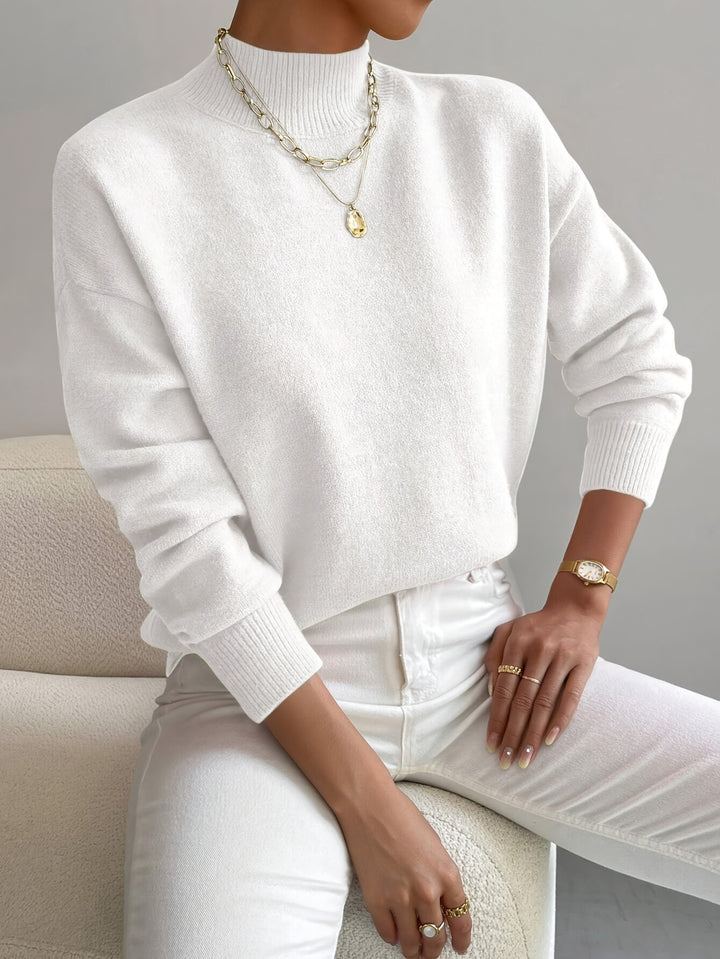 Annika | Refined Mock Neck Sweater