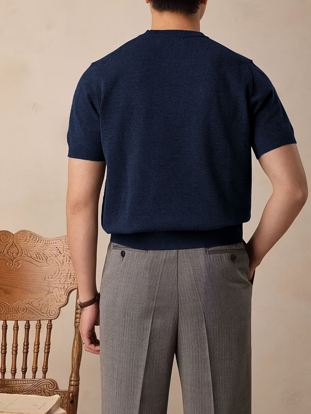 Emerson | Refined Crew-Neck Short-Sleeve Top
