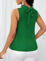 Colleen | Bow-Tie Sleeveless Blouse