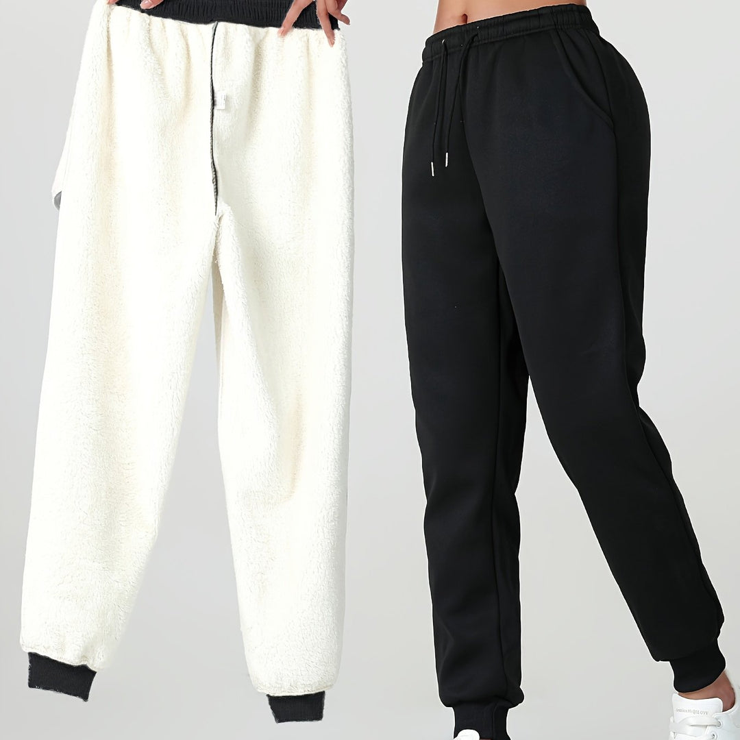Heather | Cozy Cuffed Lounge Joggers