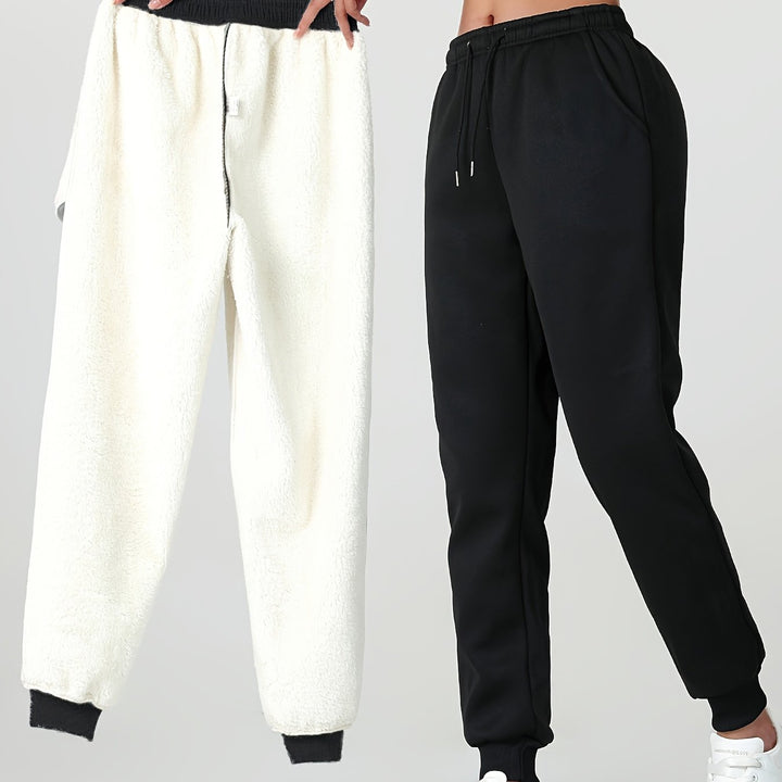 Heather | Cozy Cuffed Lounge Joggers