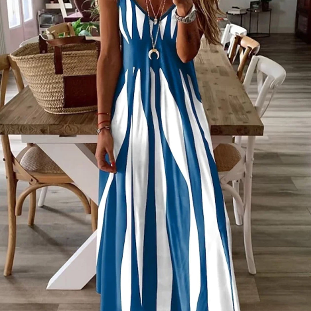 Bianca | Flowing Sleeveless Maxi Dress
