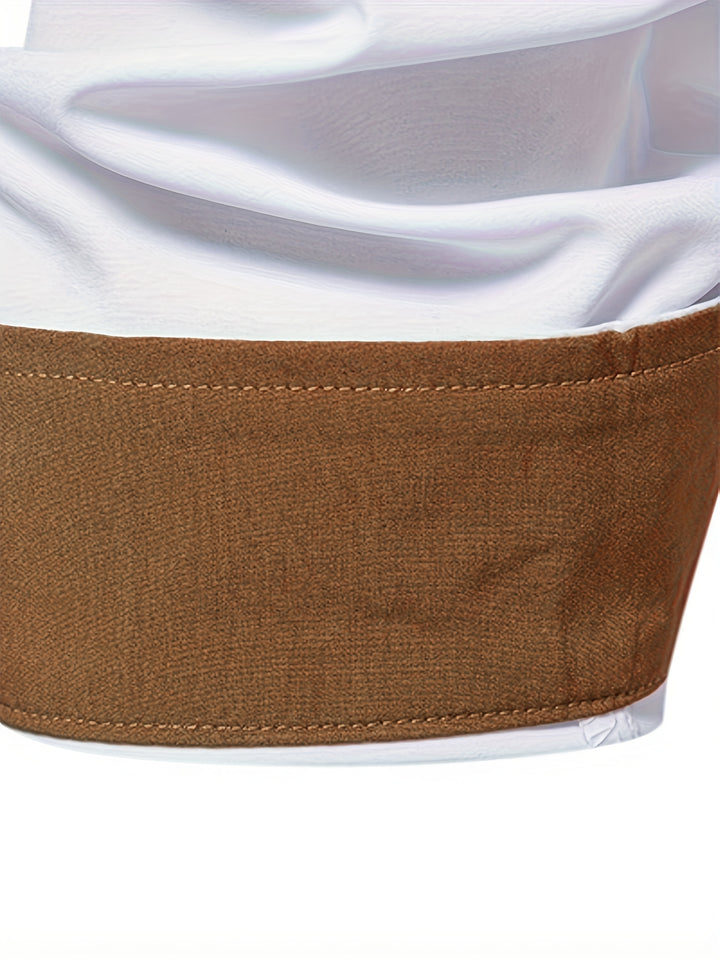 Harlan | Contrast-Trim Button-Up Shirt