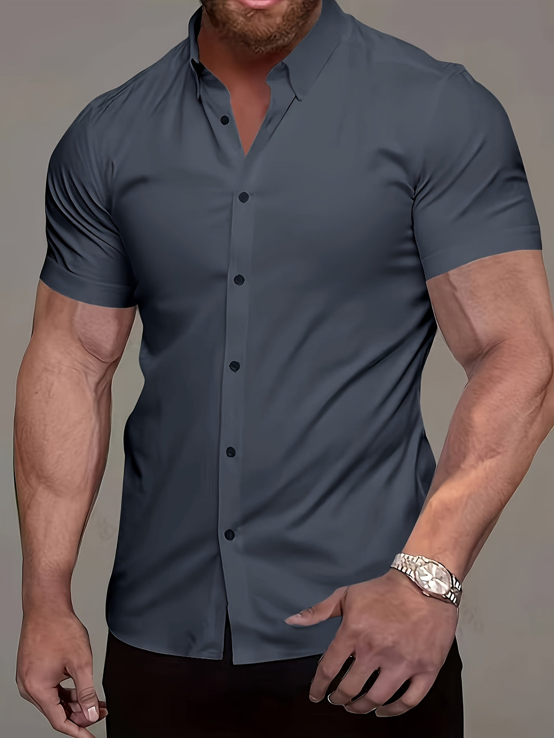 Lucas | Refined Short-Sleeve Button Shirt