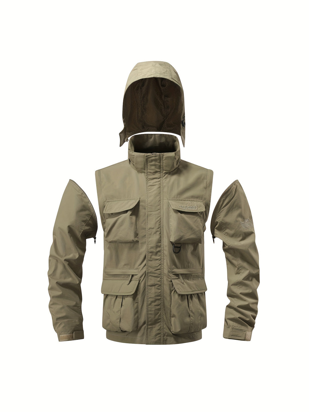 Griffin | Adventure-Ready Hooded Cargo Jacket