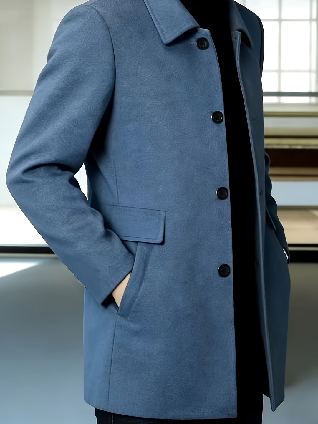 Anthony | Refined Single-Breasted Coat