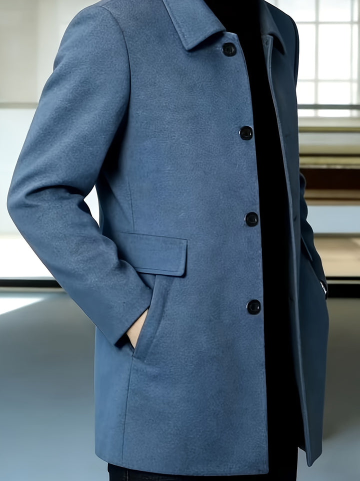 Anthony | Refined Single-Breasted Coat
