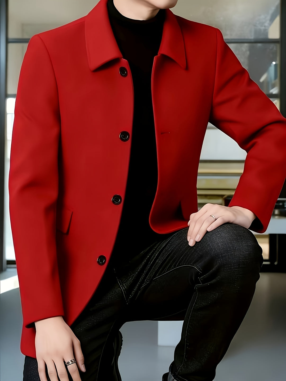 Anthony | Refined Single-Breasted Coat