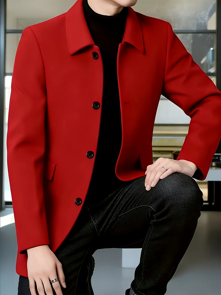 Anthony | Refined Single-Breasted Coat