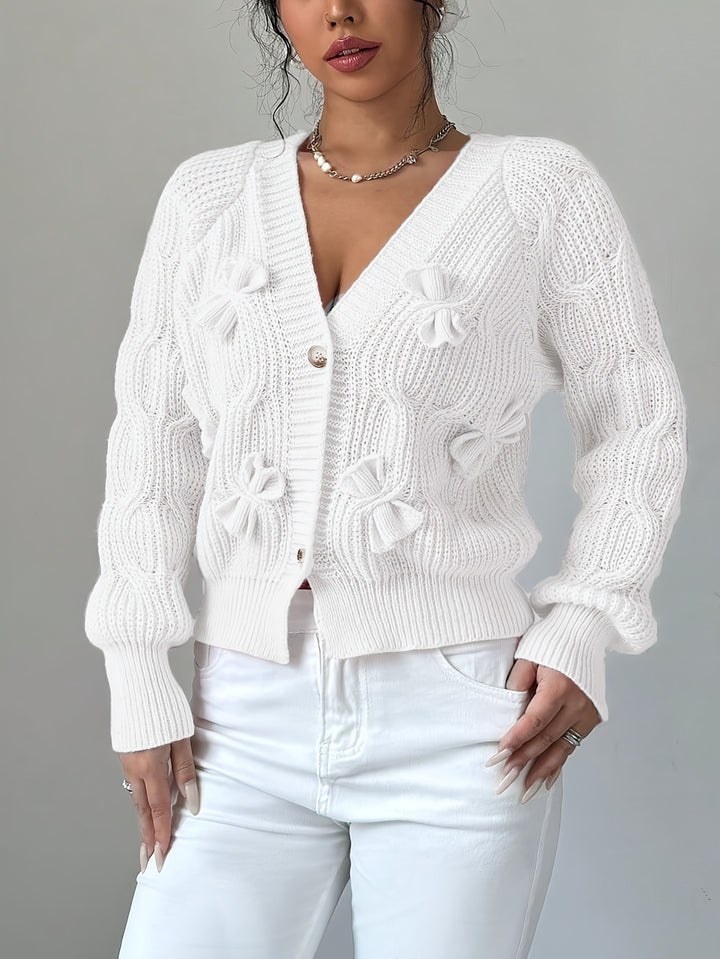 Margot | Soft Bow-Detail Cardigan