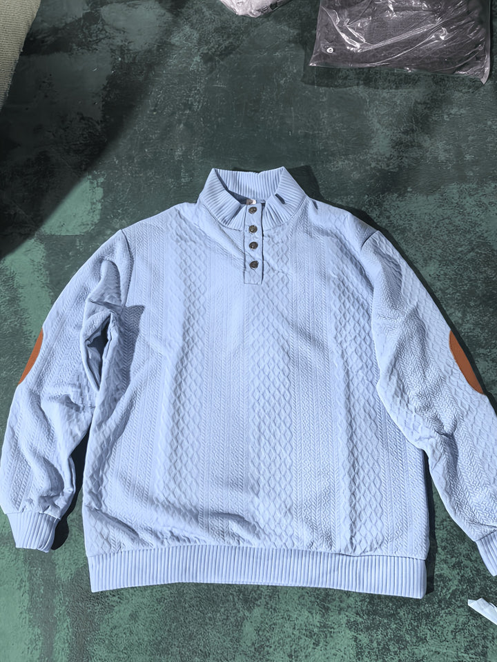 Rupert | Cable-Knit Stand Collar Sweater