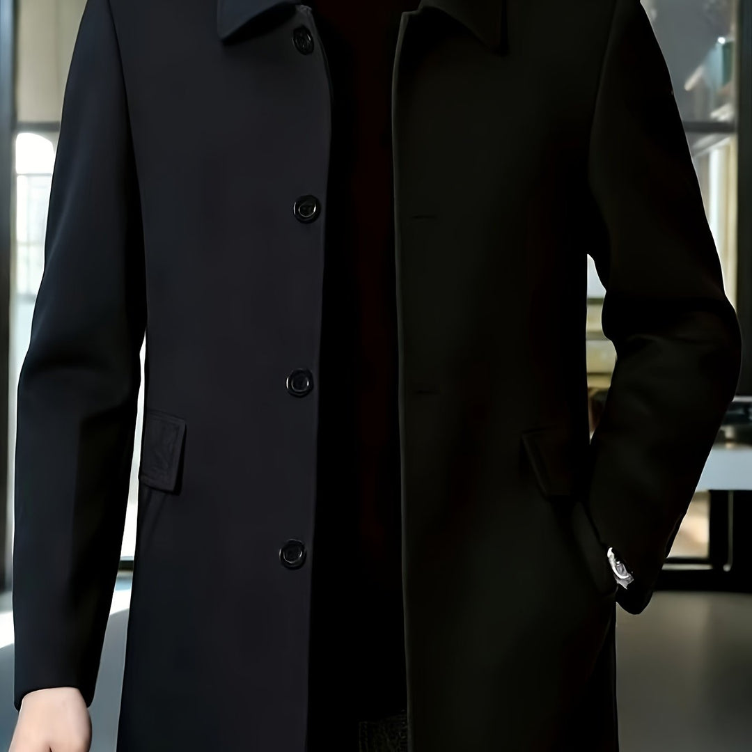Anthony | Refined Single-Breasted Coat