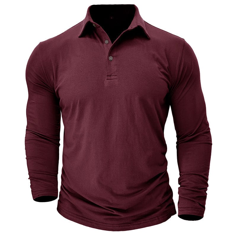 Travis Owen | Stylish Premium Long-Sleeve Polo