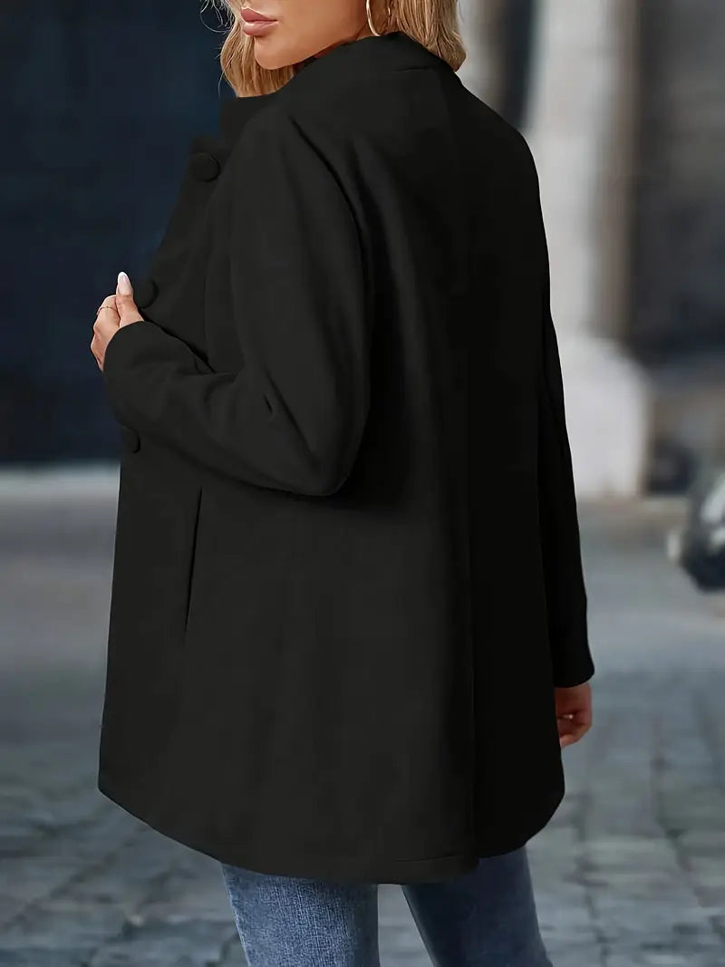 Camilla | Elegant Stand-Collar Coat