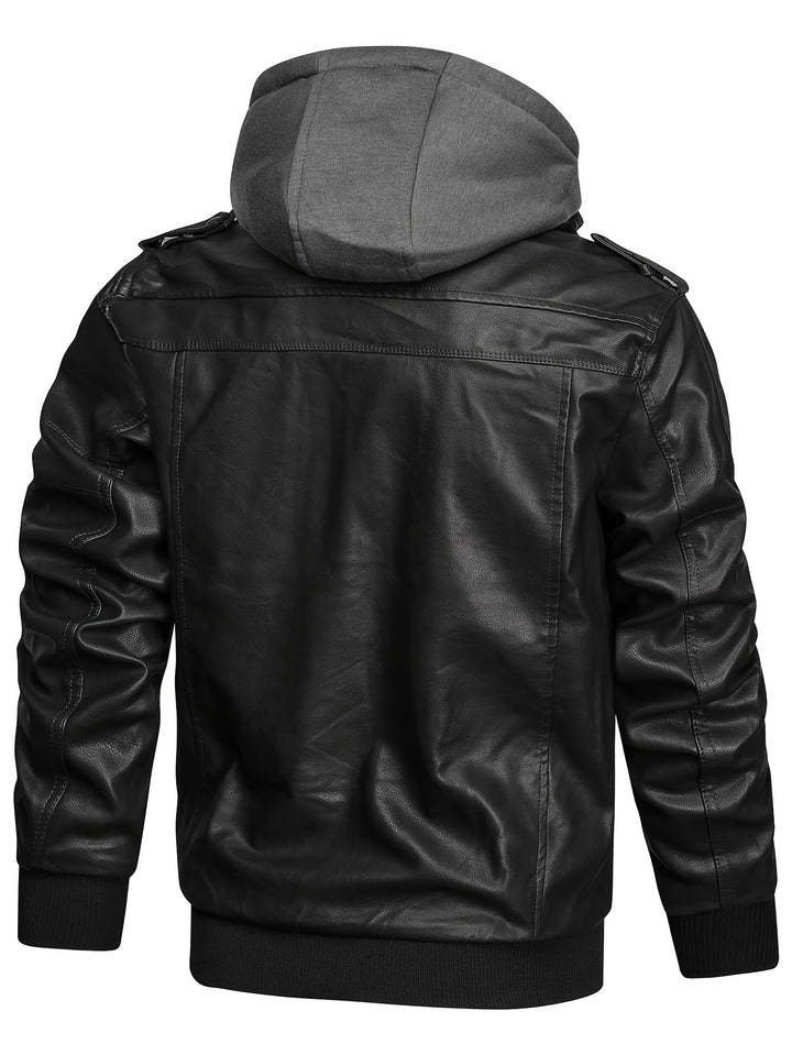 Killian | Hooded Biker Jacket