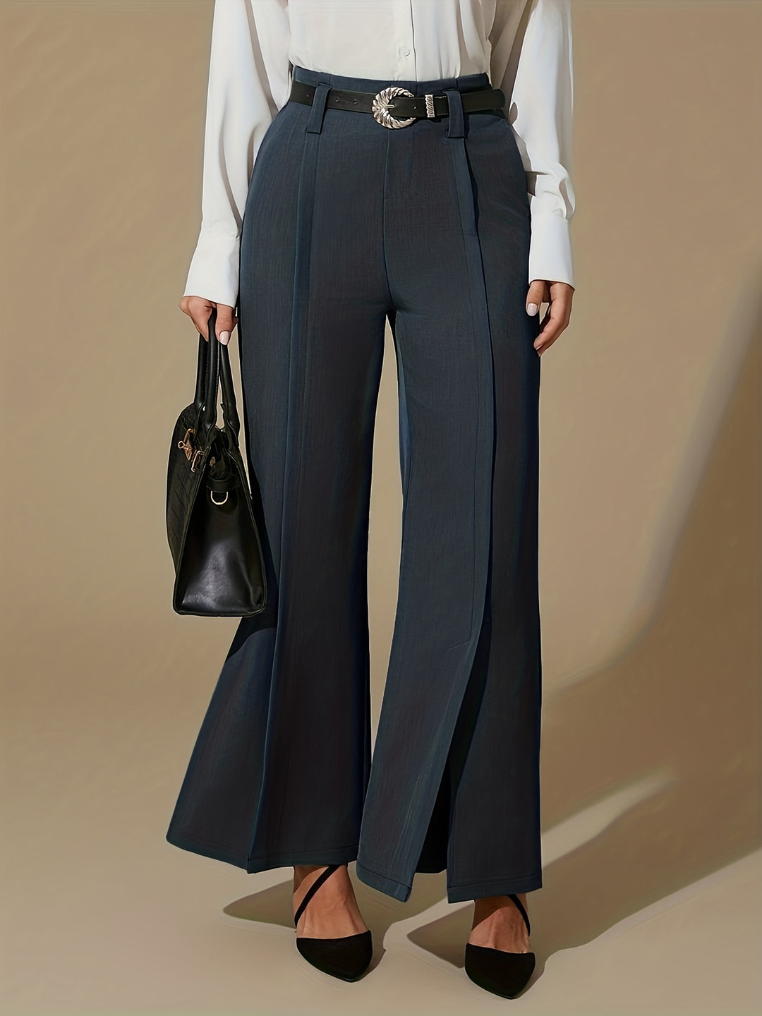 Leona | Wide-Leg Tailored Trousers