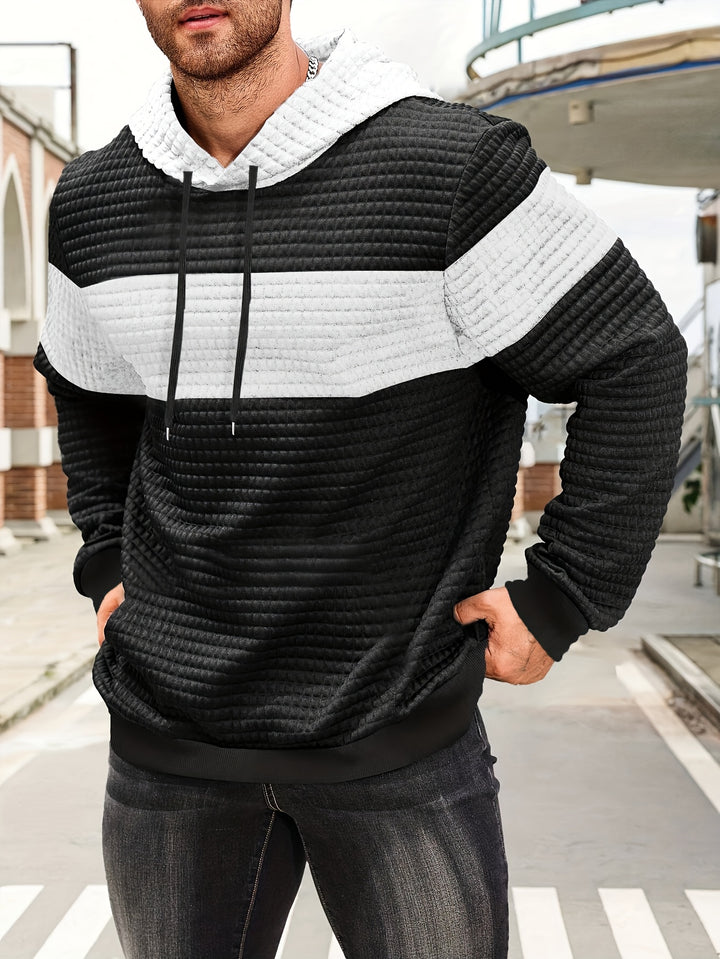Braxton | Textured Pullover Hoodie