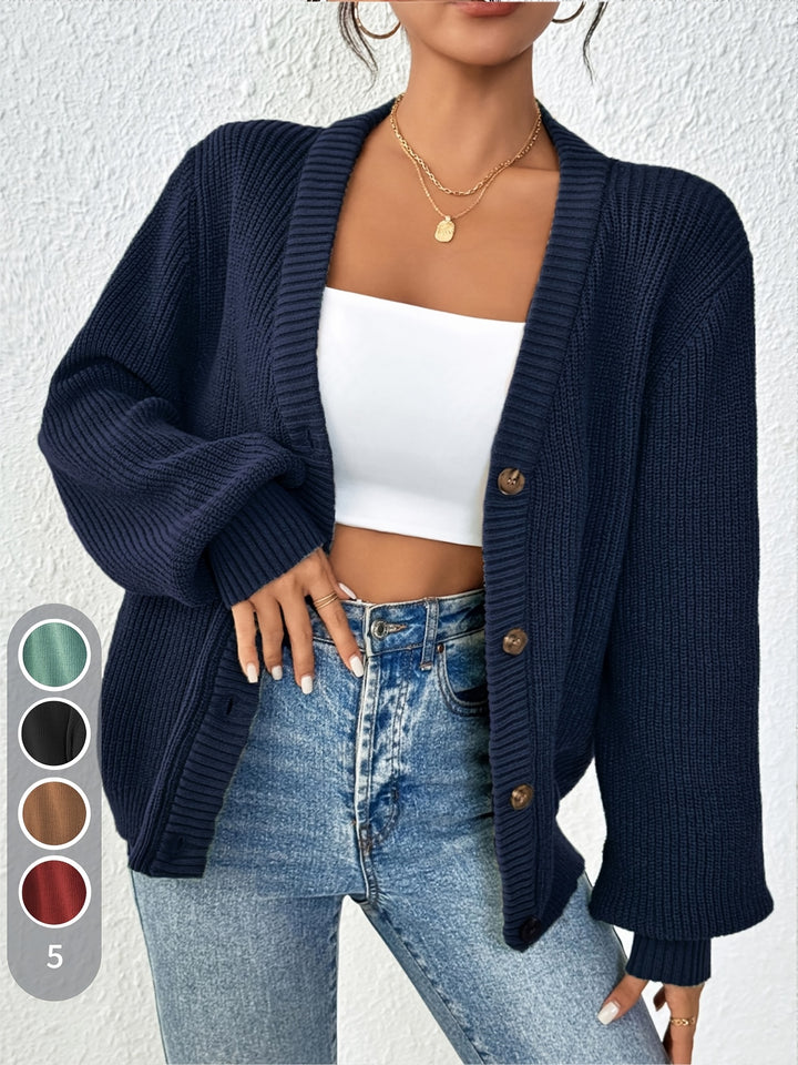 Winifred | Relaxed Button-Front Cardigan