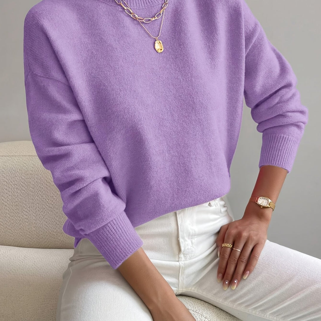 Annika | Refined Mock Neck Sweater