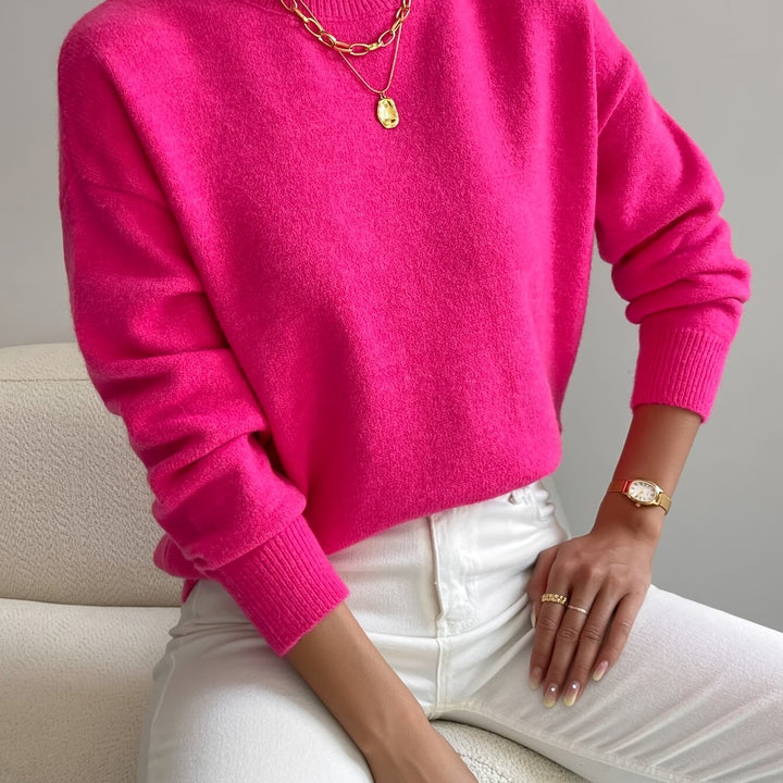 Annika | Refined Mock Neck Sweater