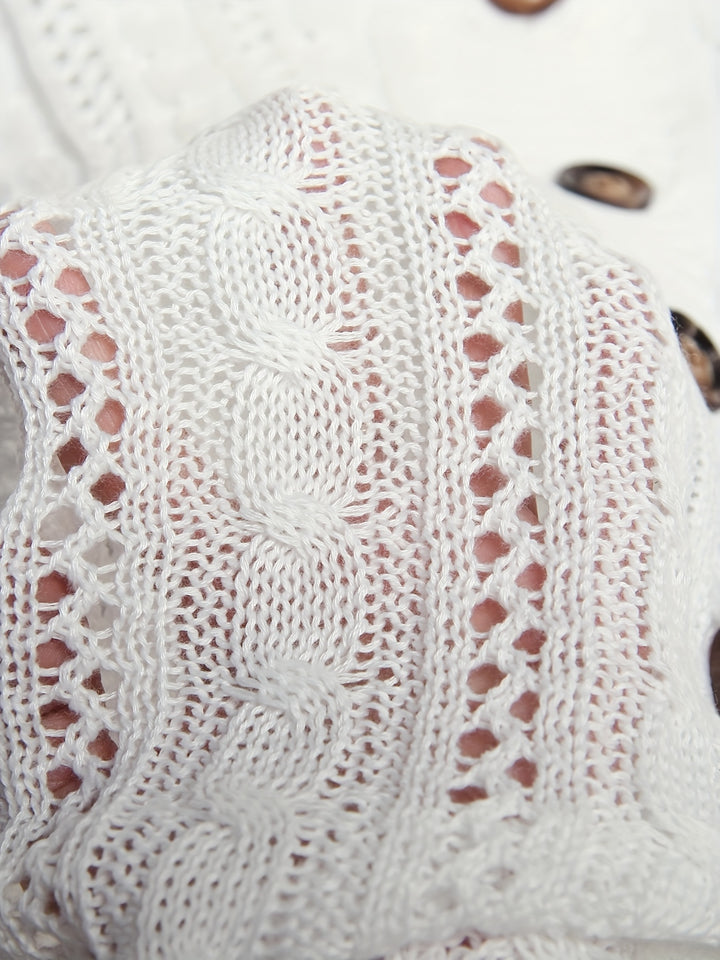 Rosalind | Classic Cable-Knit Cardigan