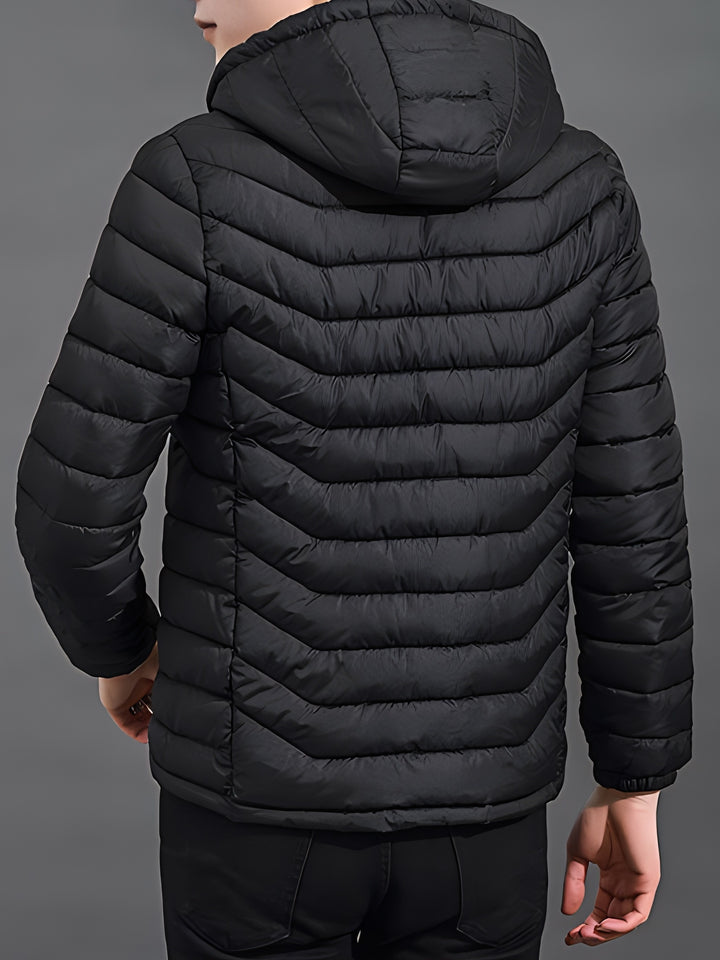 Silas | Hooded Quilted Puffer Jacket
