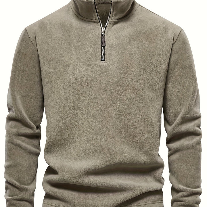 Fletcher | Stand-Collar Half-Zip Pullover