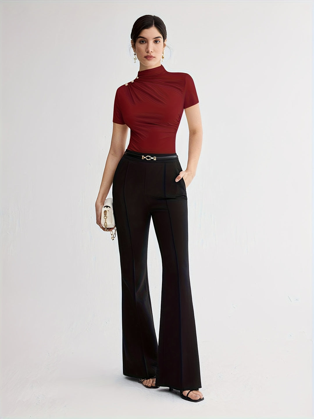 Larissa | Refined Mock-Neck Top