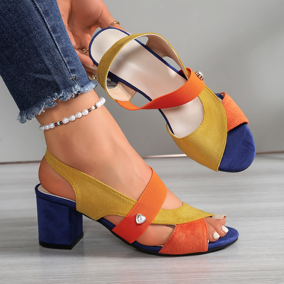 Josephine | Cushioned Block Heel Sandals
