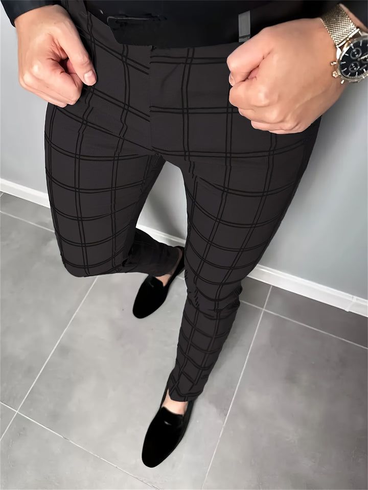 Percy | Refined Checked Trousers