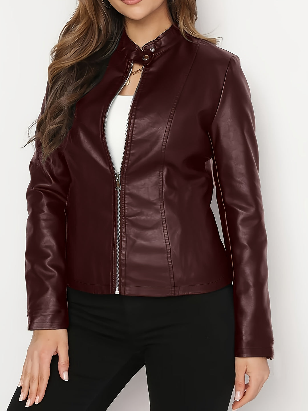 Beatrix | Refined Zip-Front Jacket