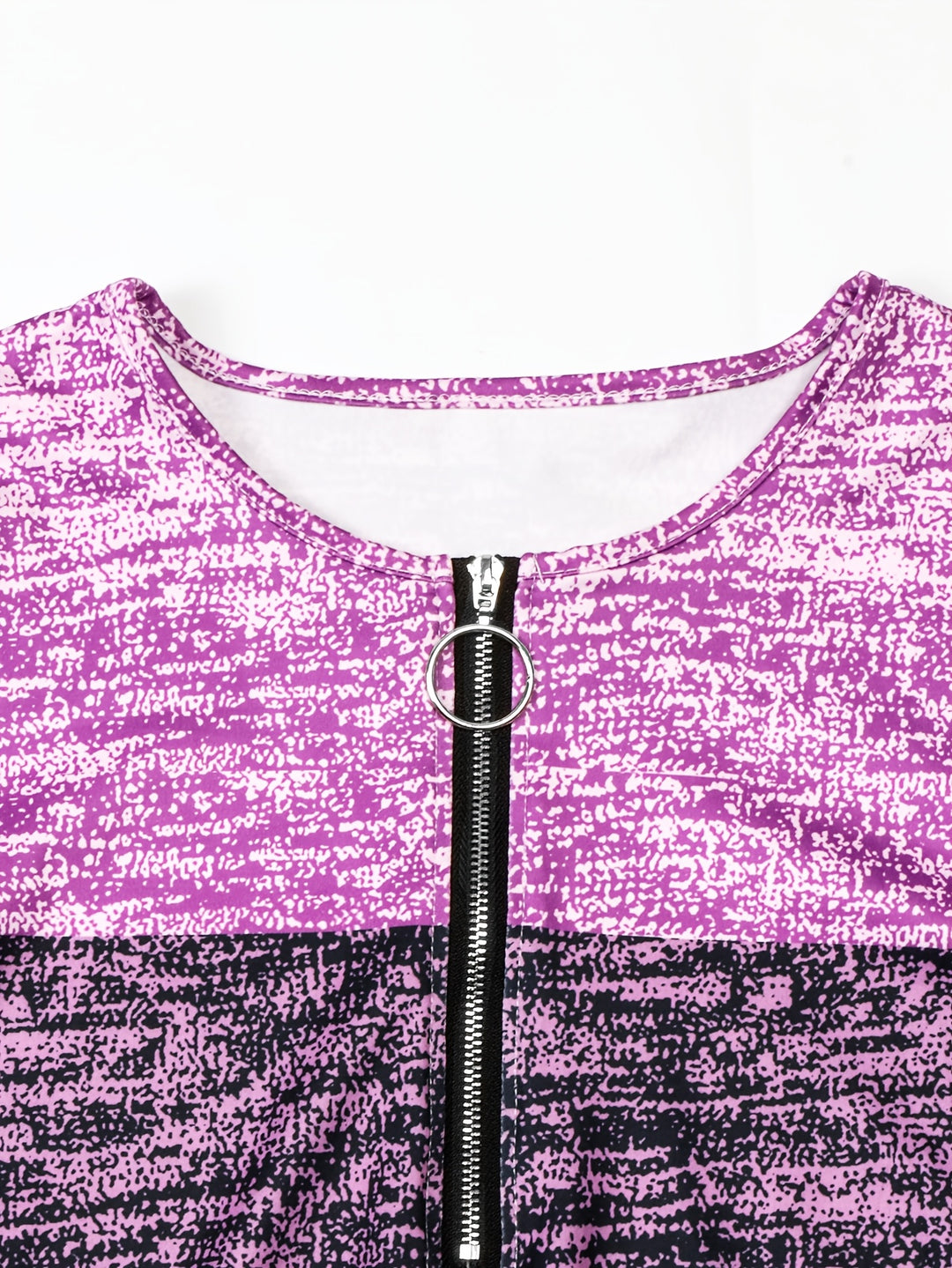 Denise | Quarter-Zip Colorblock Top
