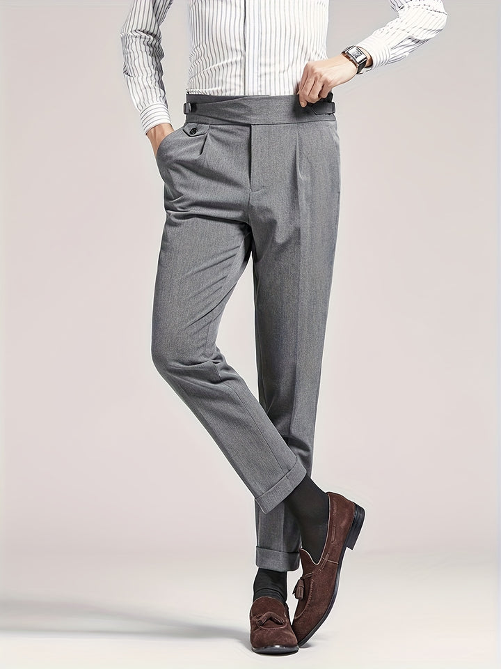 Alaric | Tailored Pleated Trousers