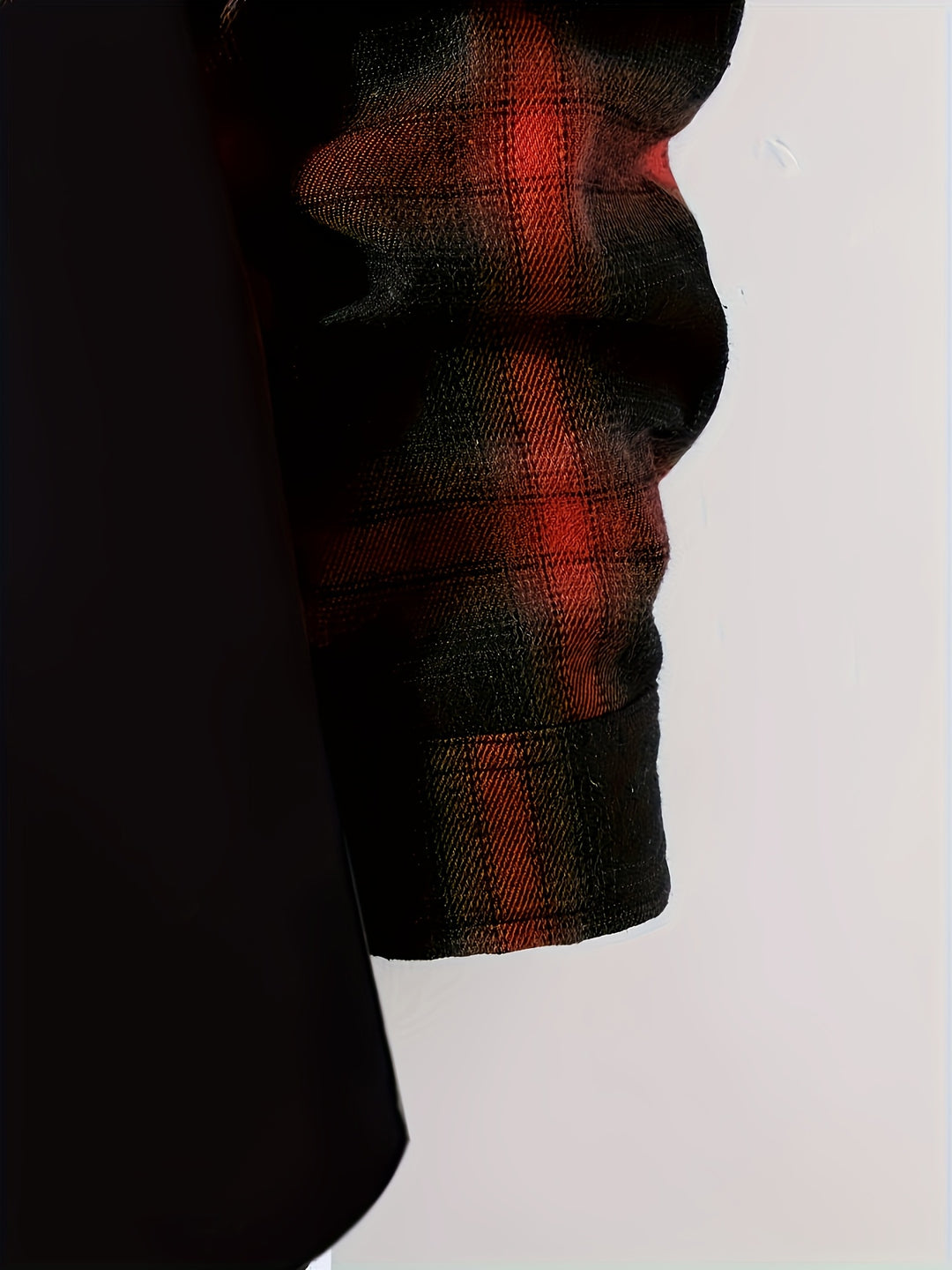 Rylan | Plaid-Sleeve Button-Up Shirt