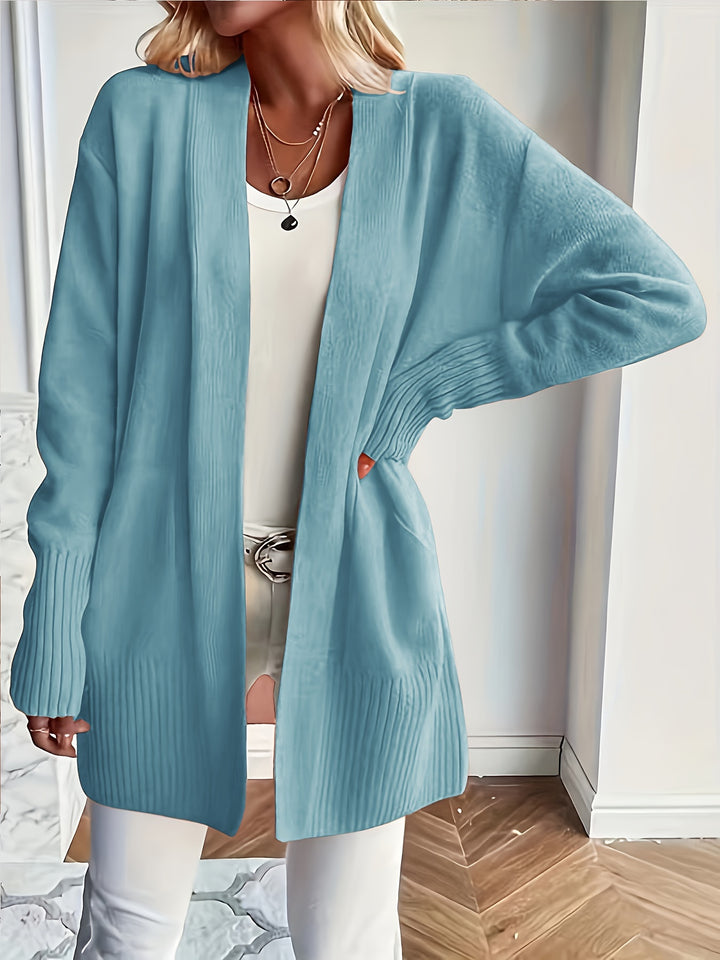 Charlotte | Draped Open-Front Cardigan