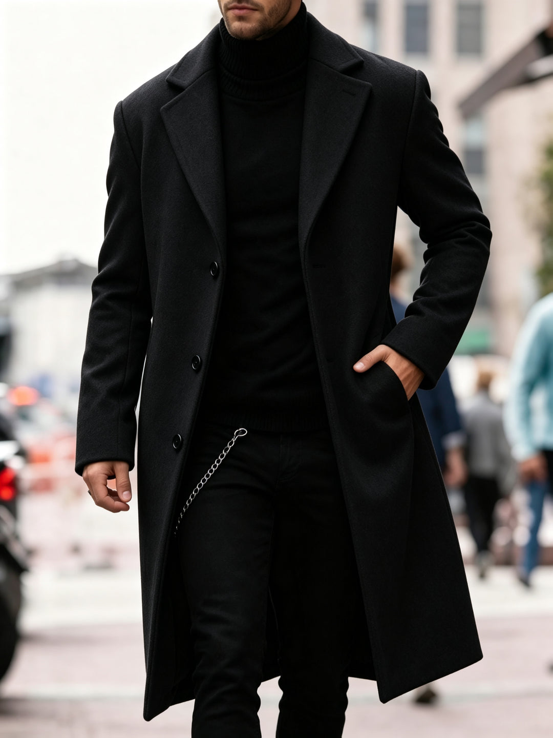 Nathanael | Tailored Longline Overcoat