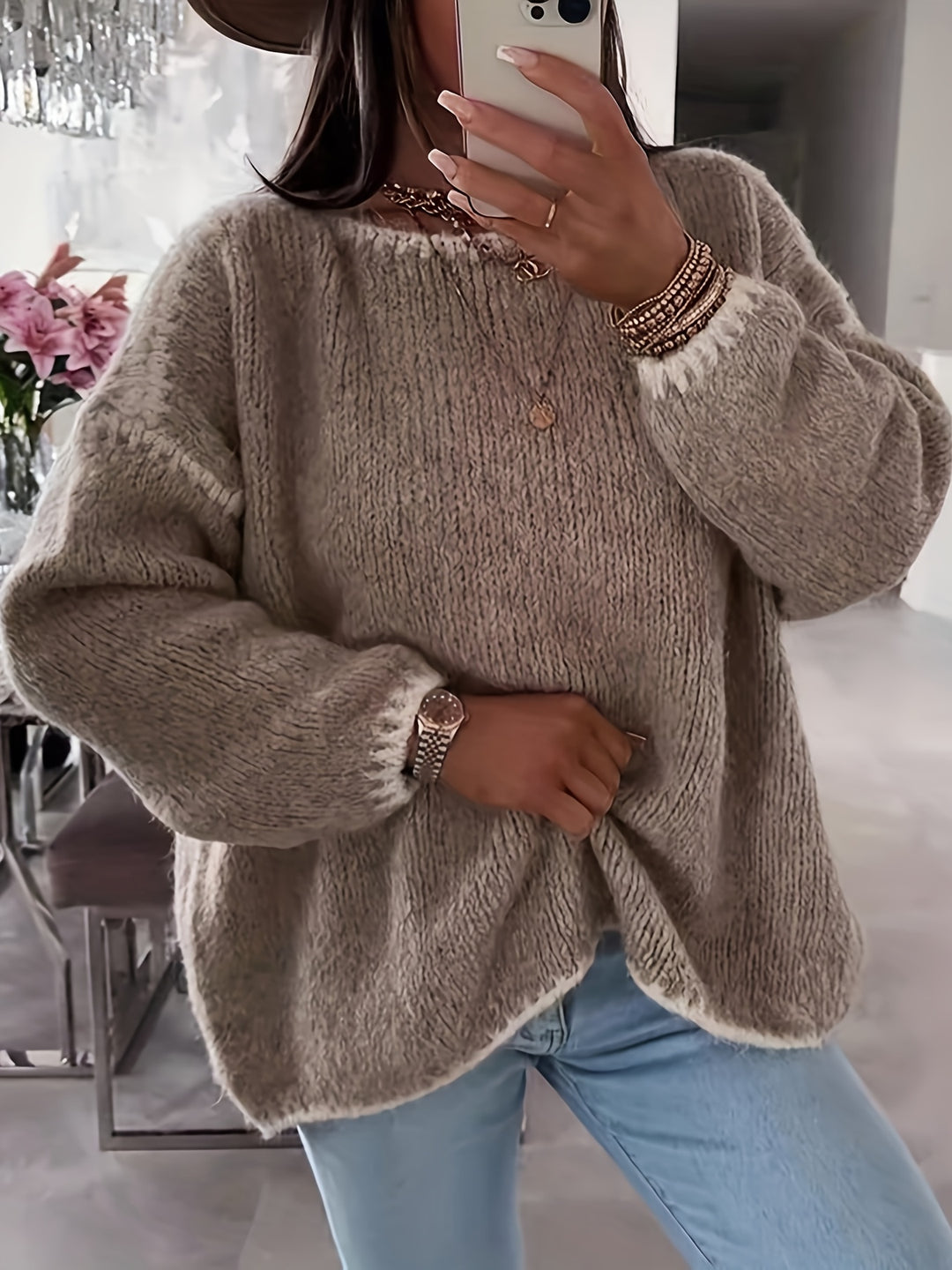 Cressida | Relaxed Boat Neck Sweater