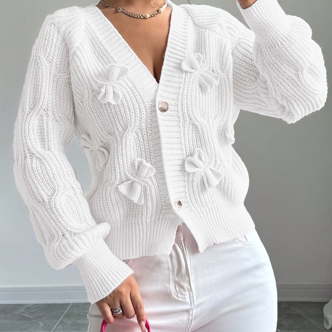 Margot | Soft Bow-Detail Cardigan